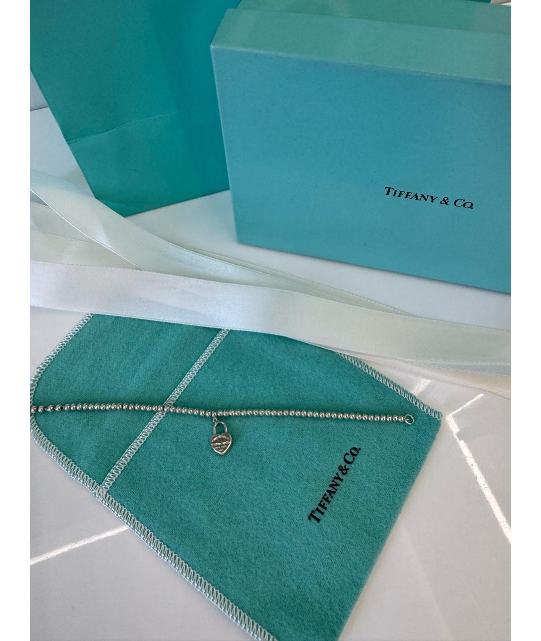 TIFFANY&CO Серебрянный серебряный браслет, фото 4