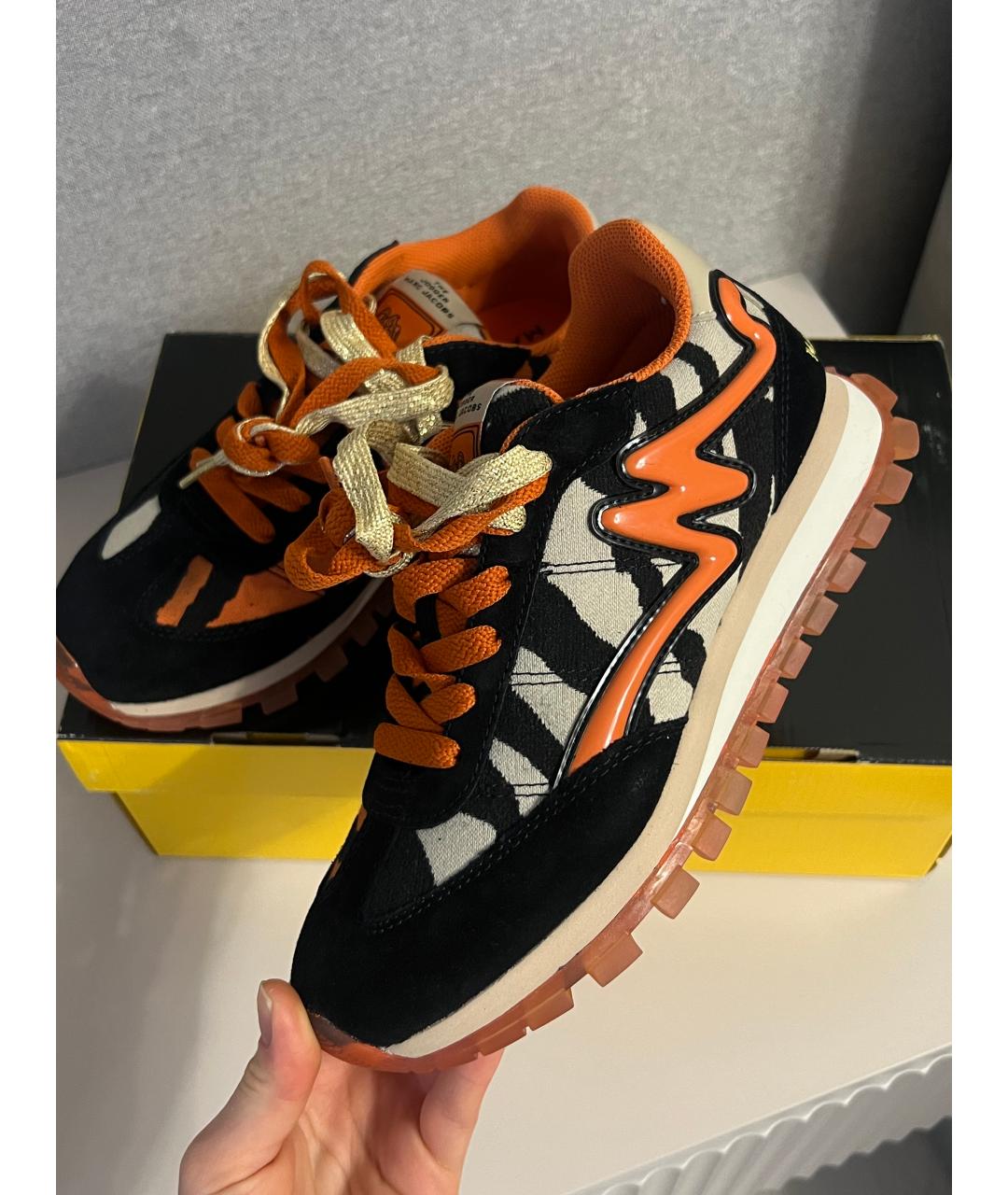 MARC JACOBS Мульти кожаные кроссовки, фото 5