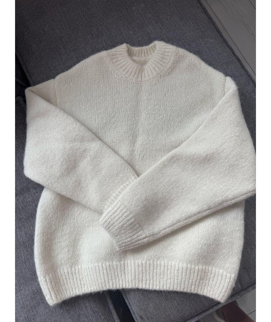 JACQUEMUS Белый шерстяной джемпер / свитер, фото 4