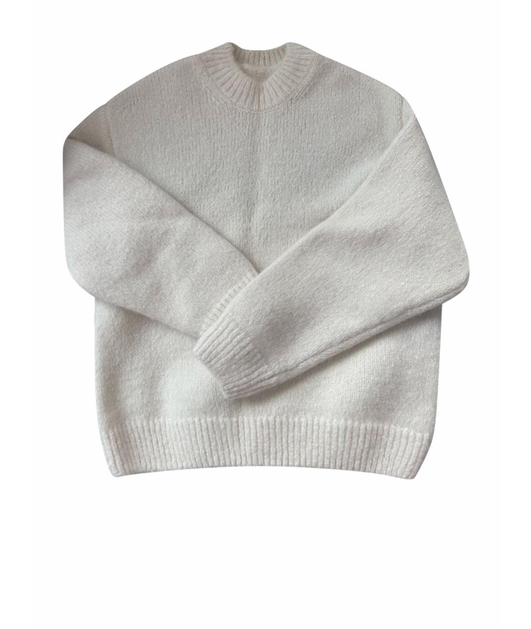 JACQUEMUS Белый шерстяной джемпер / свитер, фото 1