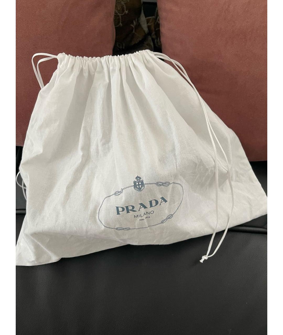 PRADA Черная синтетическая кепка, фото 7