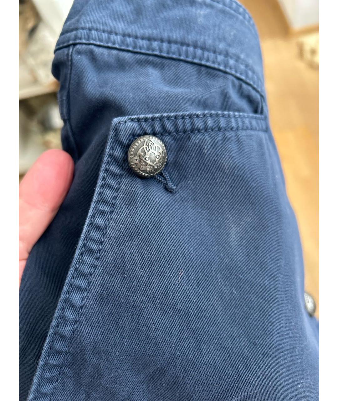 ETRO Синяя хлопковая юбка миди, фото 4