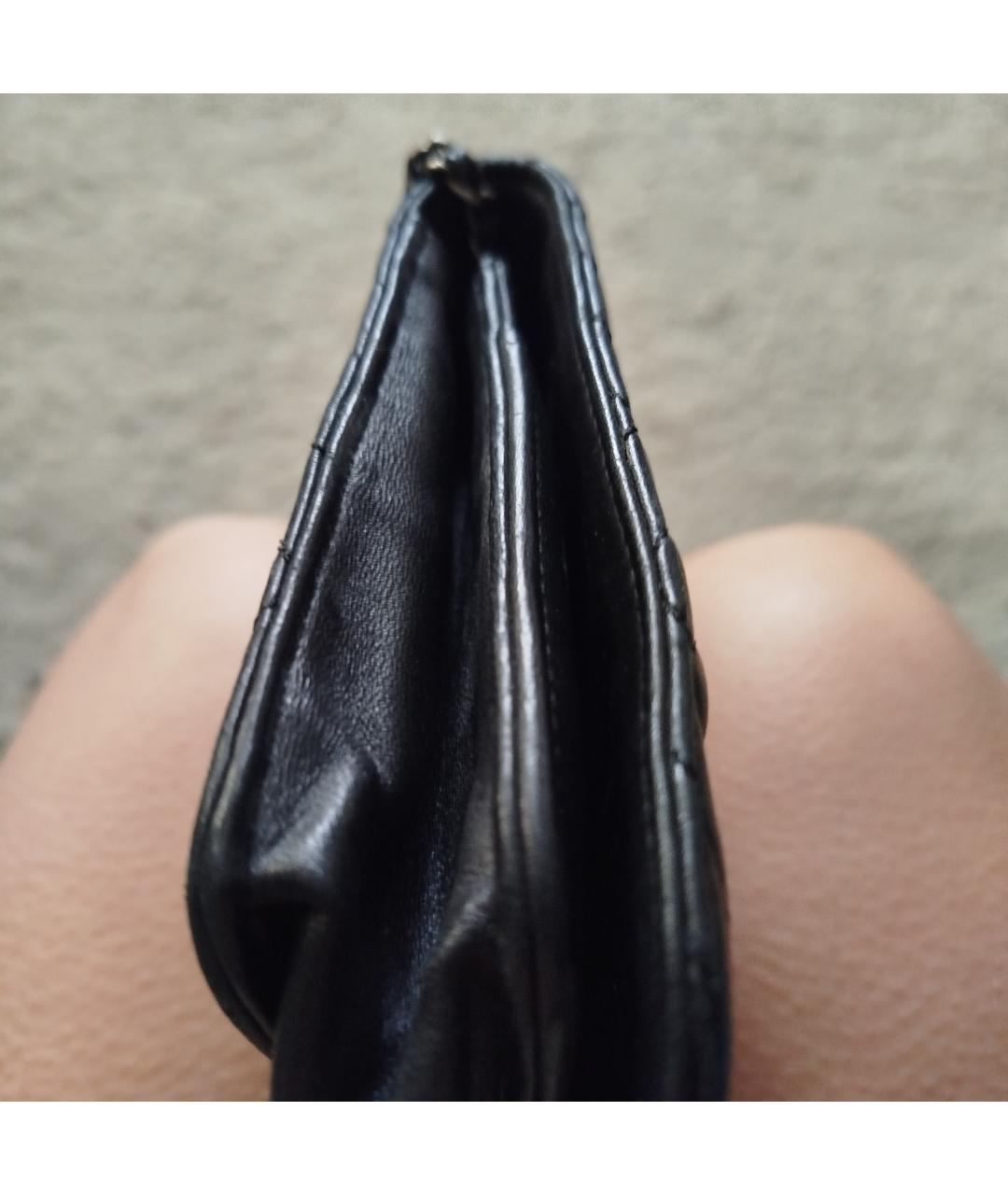 CHANEL Черная кожаная сумка через плечо, фото 5