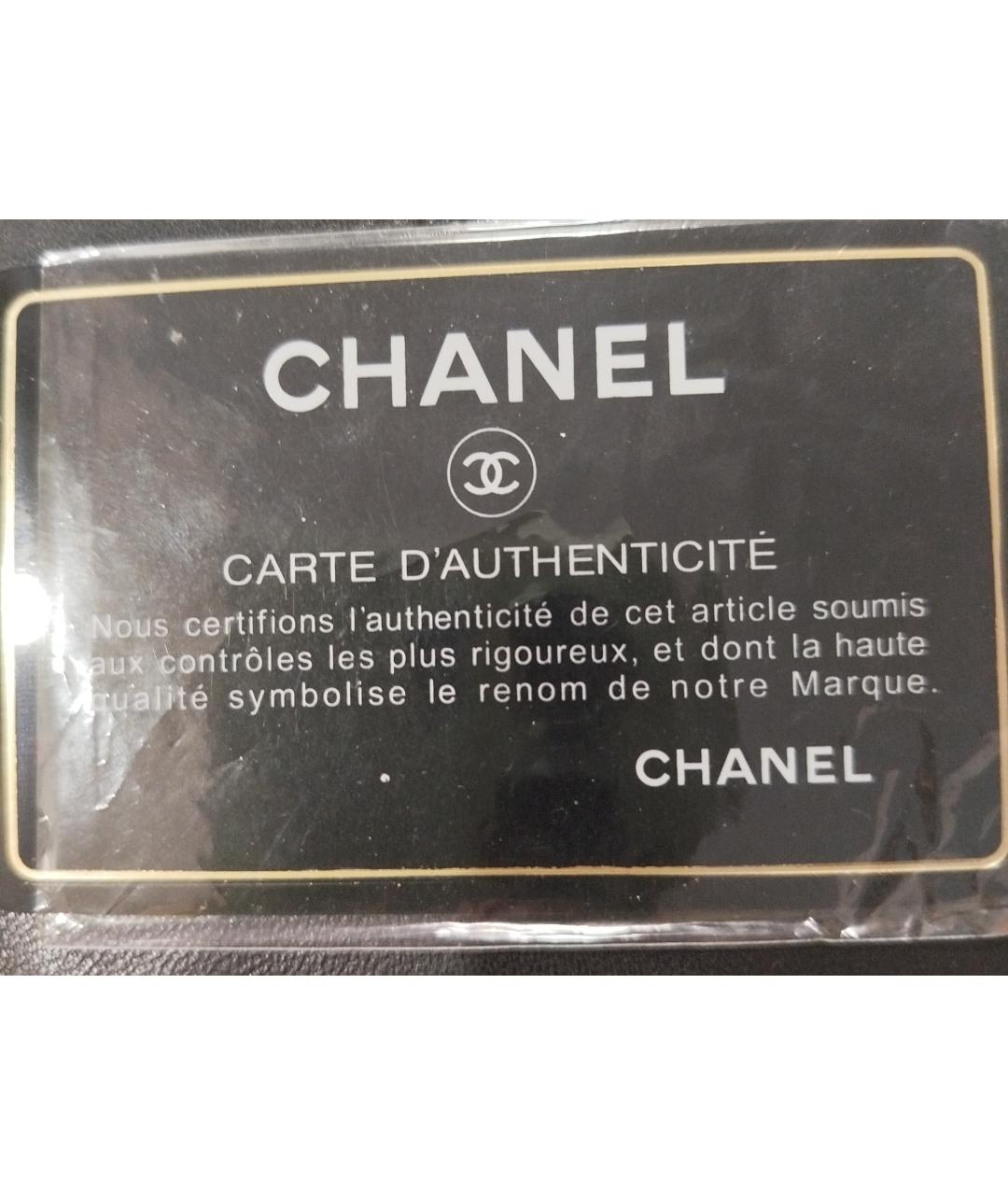 CHANEL Черная кожаная сумка через плечо, фото 2