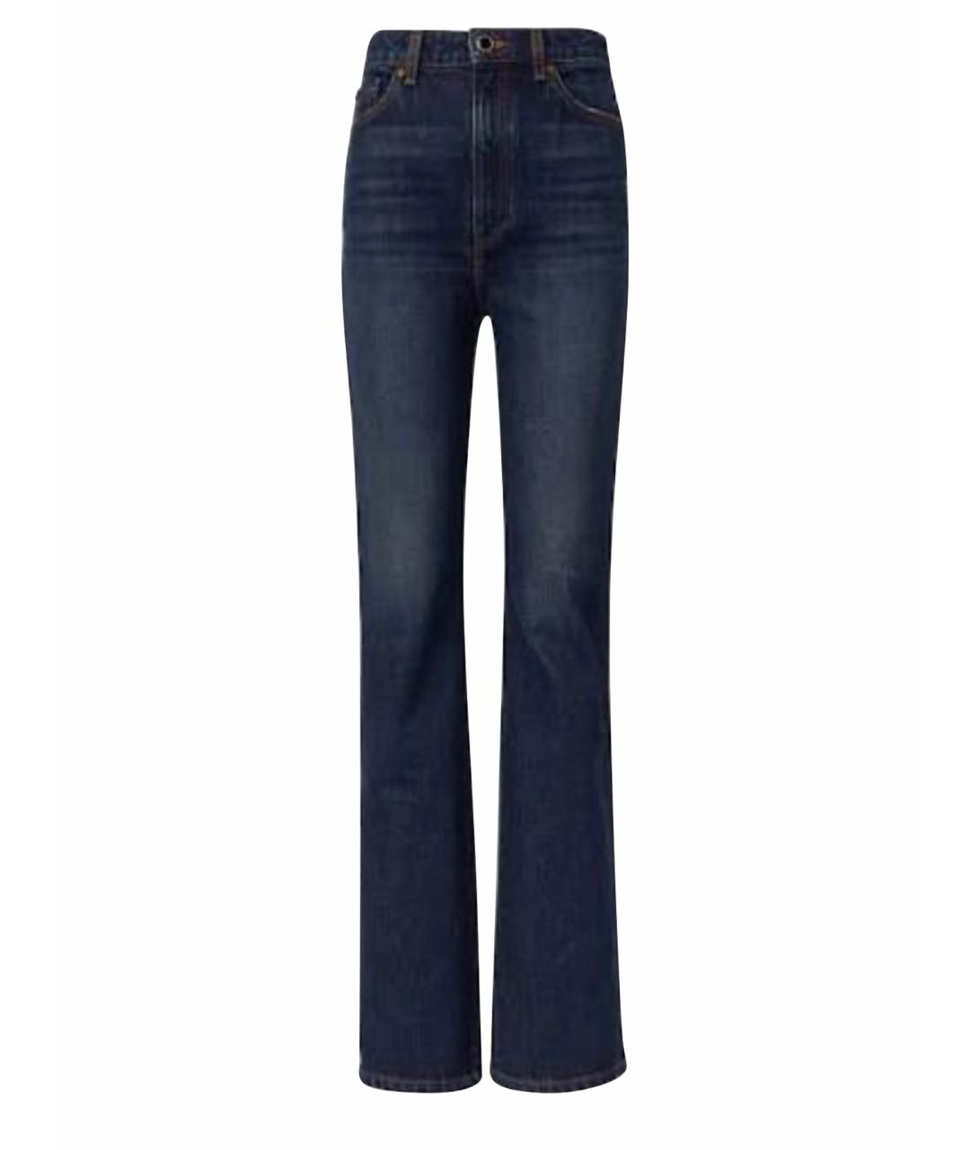 KHAITE Темно-синие прямые джинсы, фото 1