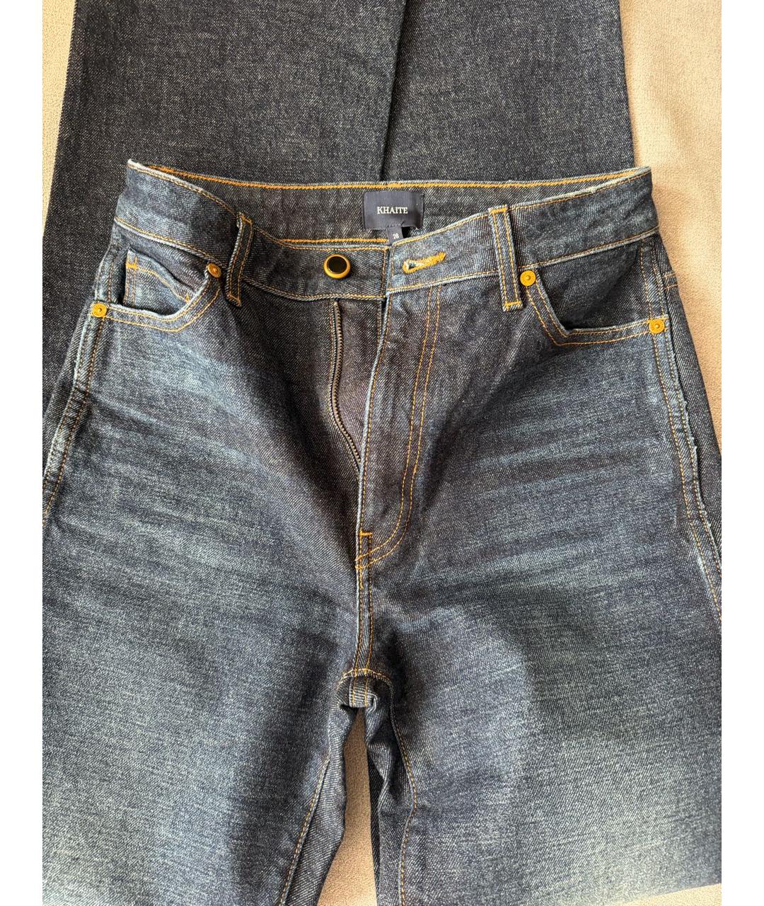 KHAITE Темно-синие прямые джинсы, фото 2
