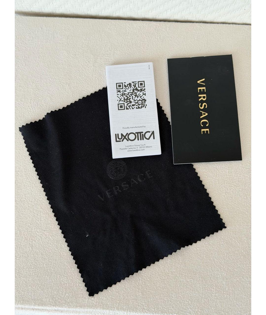 VERSACE Розовые пластиковые солнцезащитные очки, фото 7