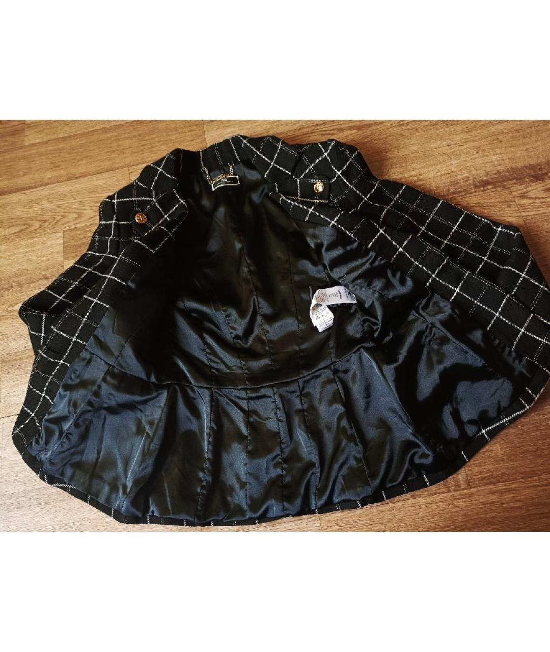 ELISABETTA FRANCHI Черный жакет/пиджак, фото 3