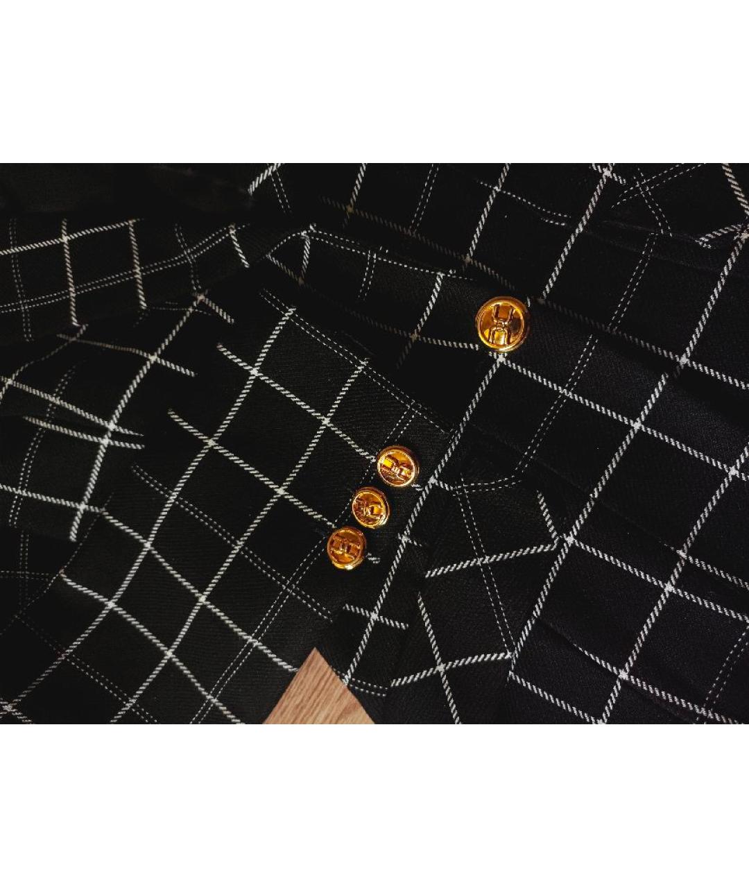 ELISABETTA FRANCHI Черный жакет/пиджак, фото 6