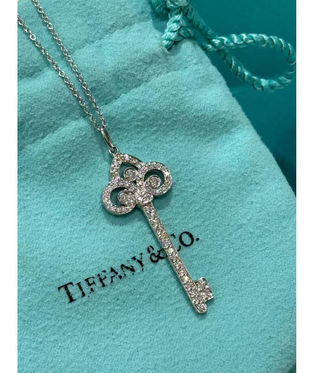 TIFFANY&CO Серебряное колье из белого золота, фото 4