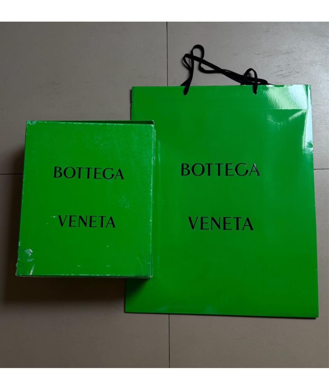 BOTTEGA VENETA Черные кожаные ботинки, фото 7