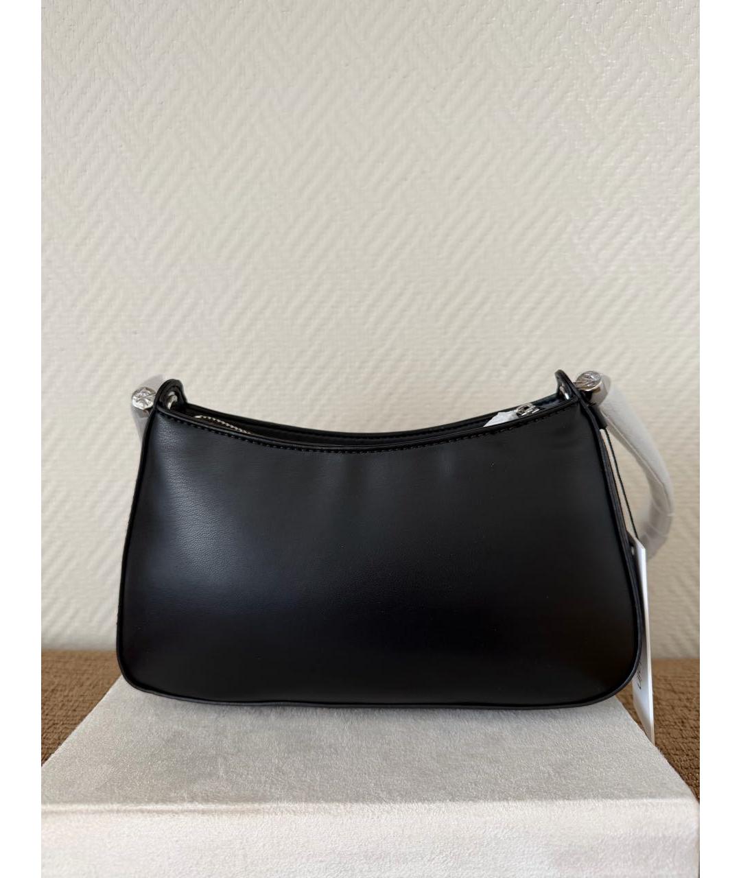 CALVIN KLEIN Черная сумка через плечо из искусственной кожи, фото 3
