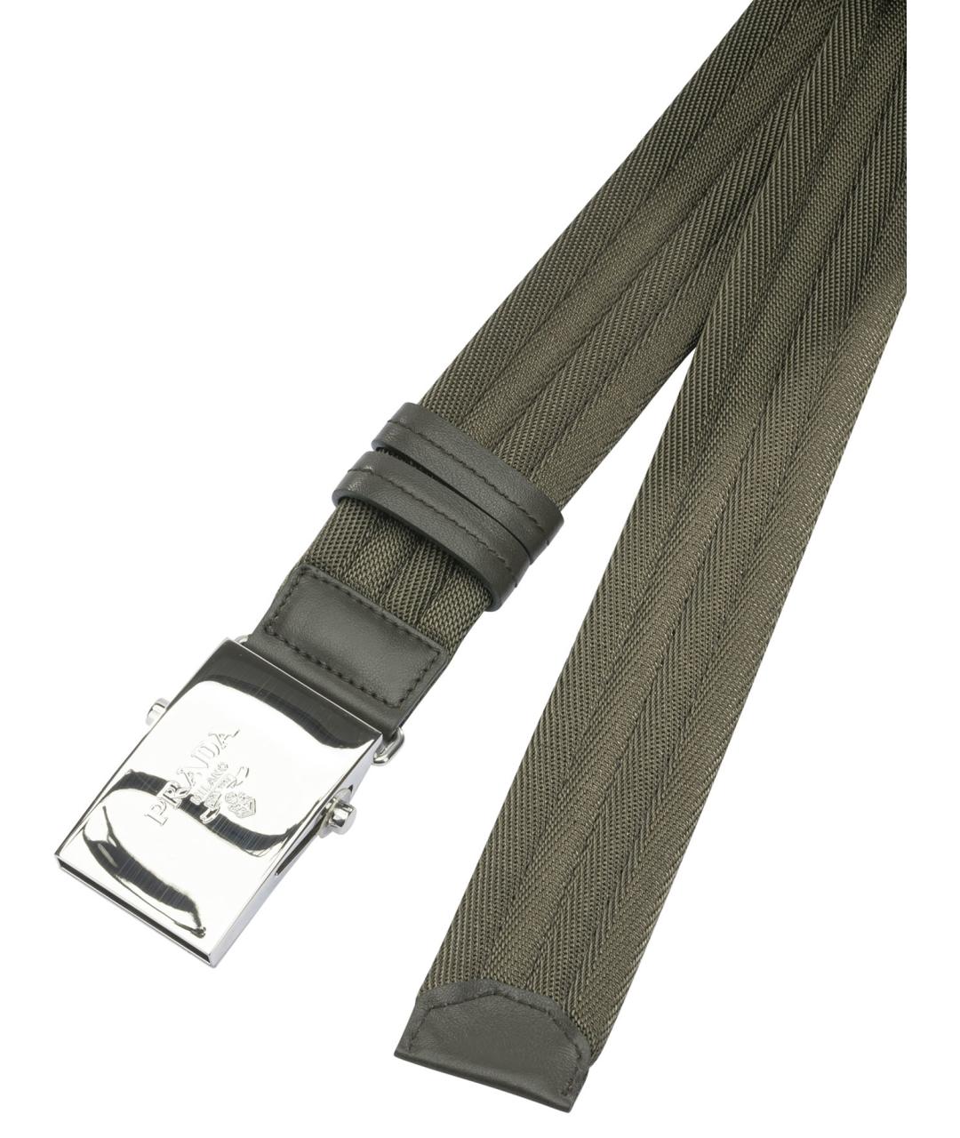 PRADA Зеленый ремень, фото 2