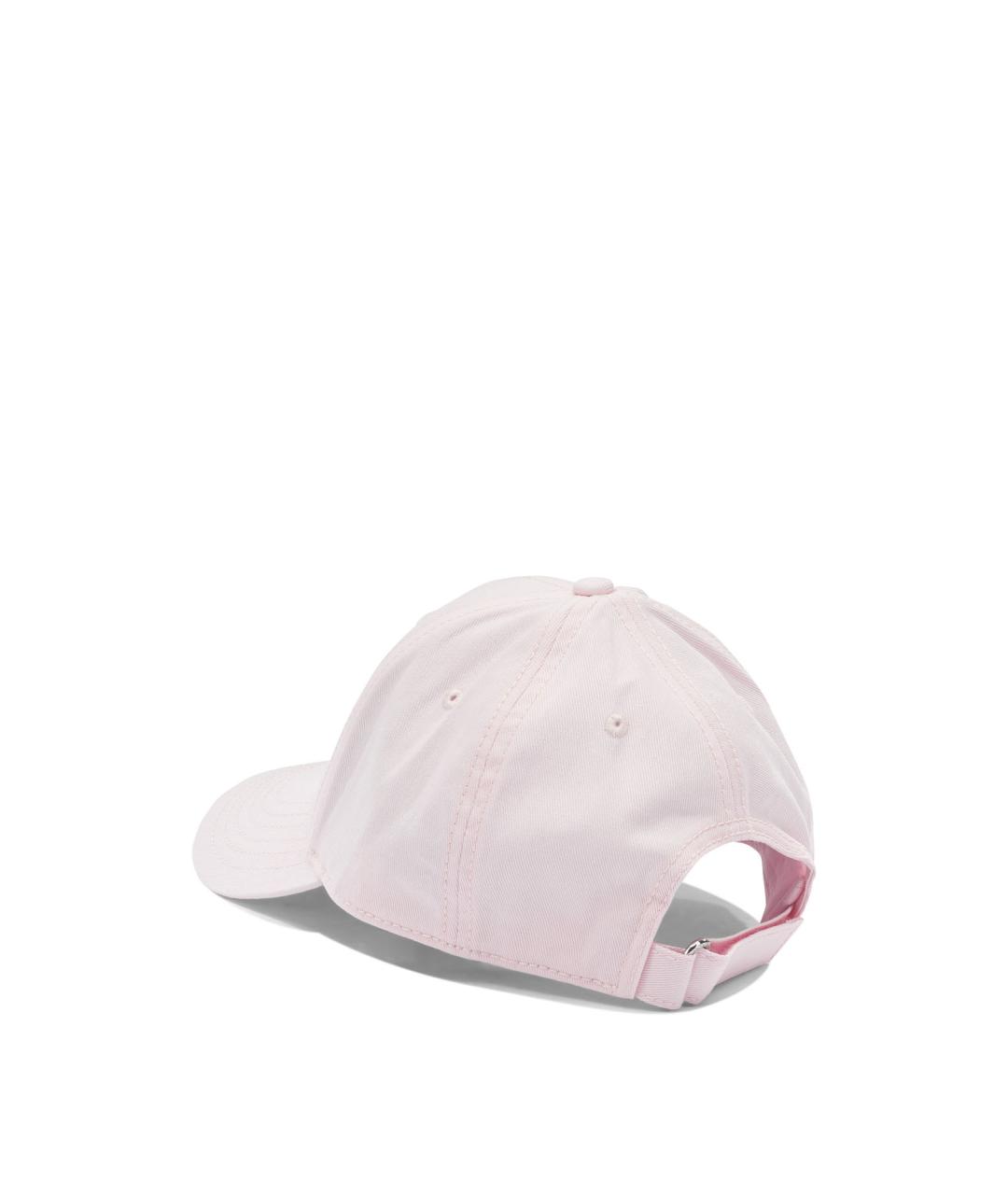 MONCLER Розовая хлопковая кепка, фото 2