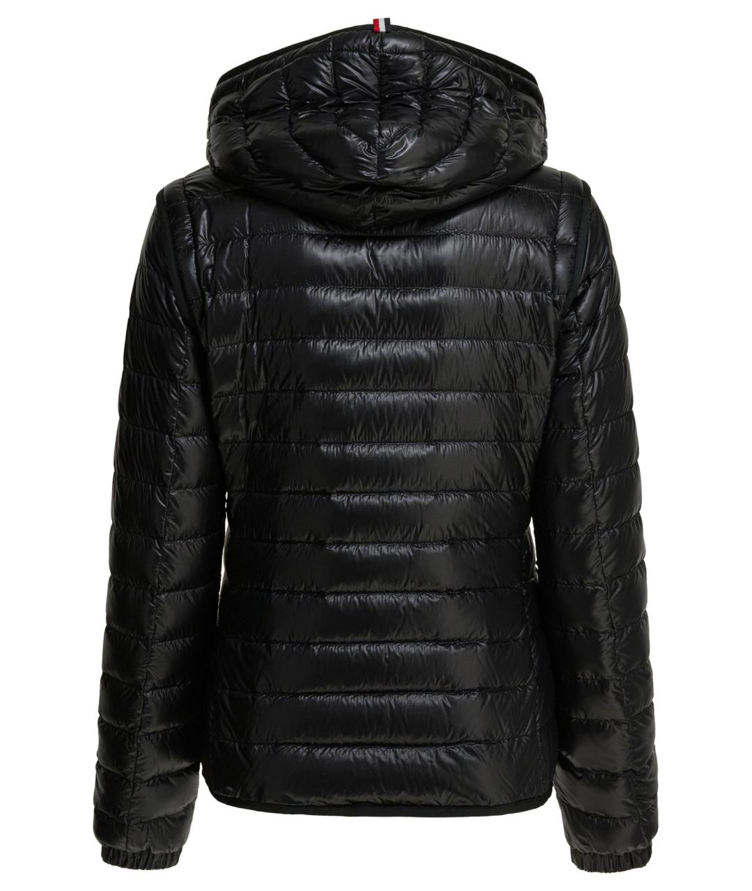 MONCLER GRENOBLE Черный полиамидовый пуховик, фото 2