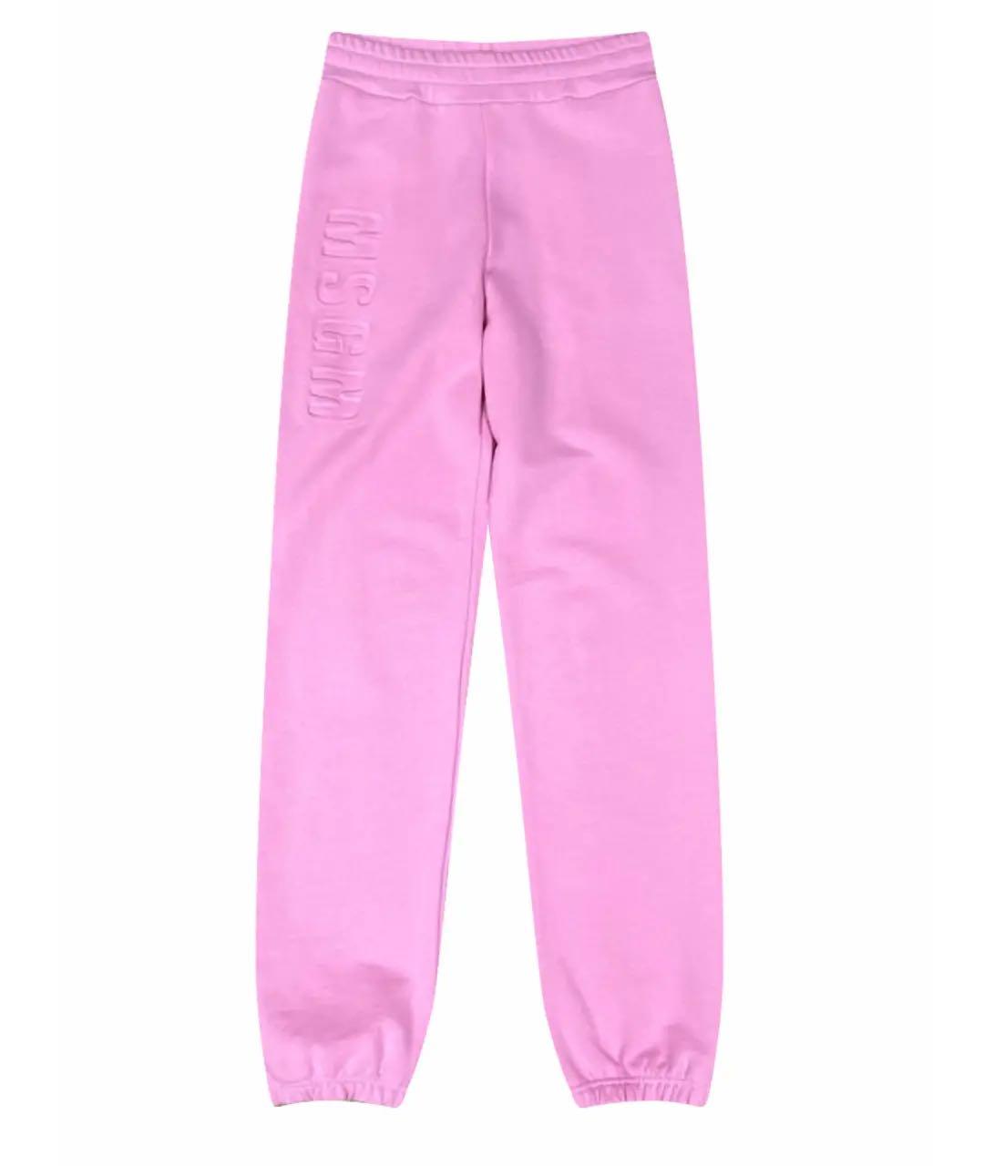 MSGM Розовые хлопковые спортивные брюки и шорты, фото 5