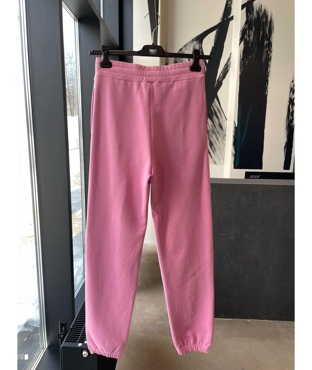 MSGM Розовые хлопковые спортивные брюки и шорты, фото 3