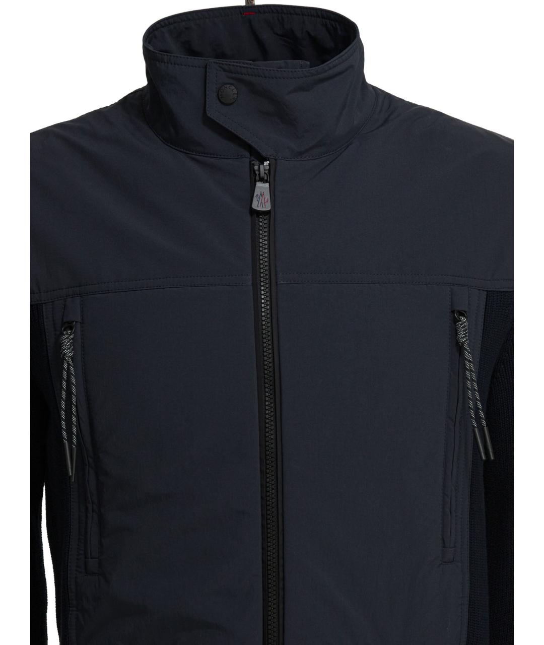 MONCLER GRENOBLE Синяя полиэстеровая куртка, фото 3