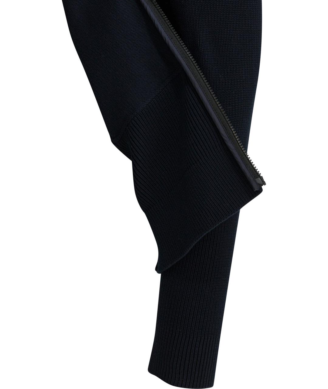 MONCLER GRENOBLE Синяя полиэстеровая куртка, фото 4