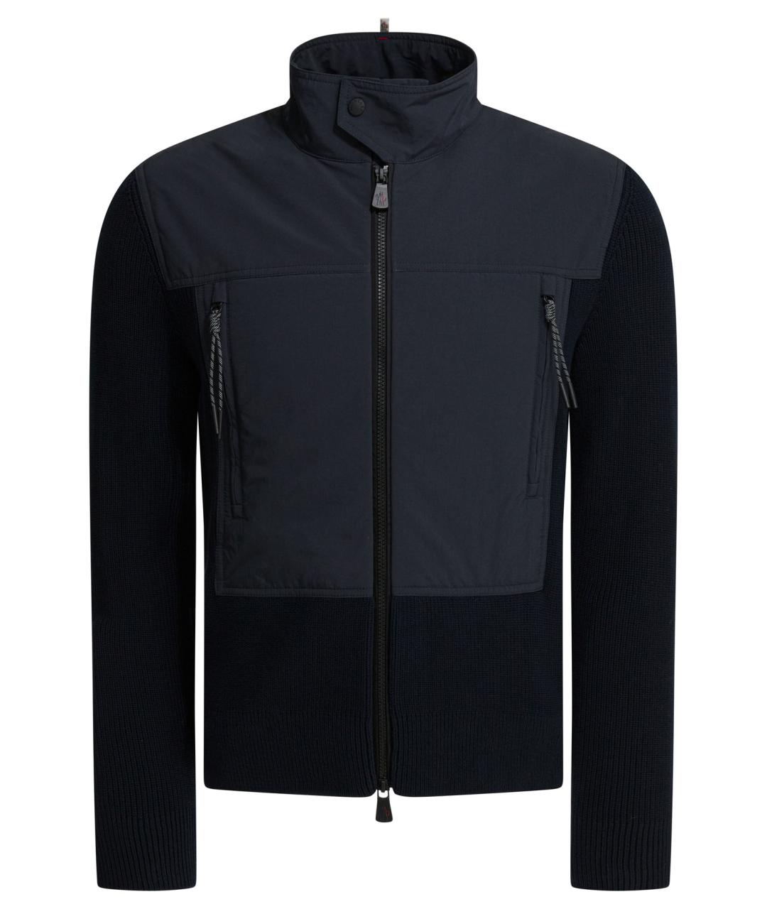 MONCLER GRENOBLE Синяя полиэстеровая куртка, фото 1