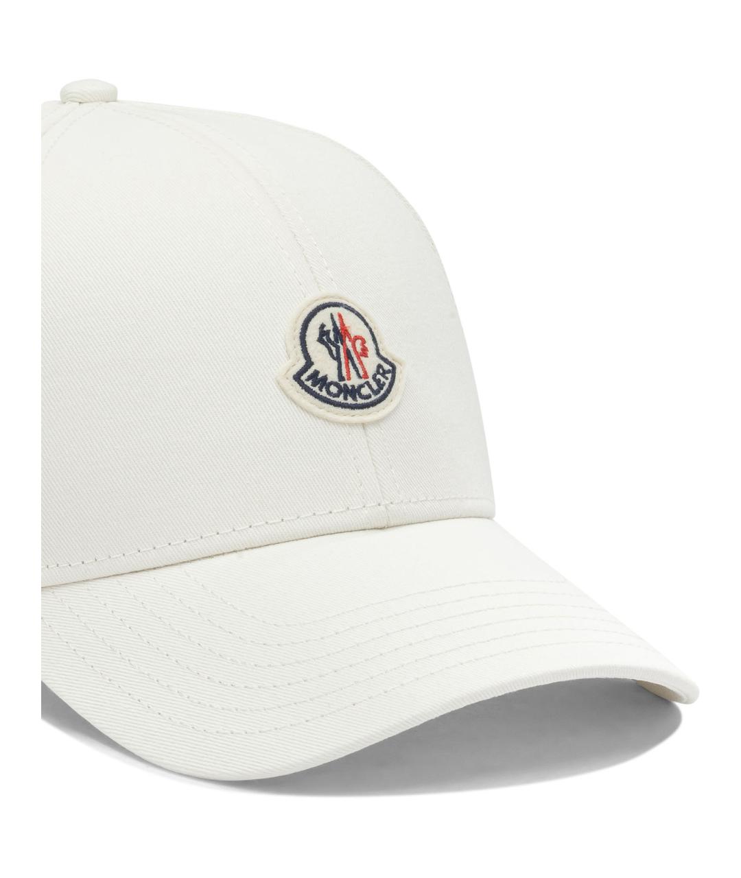 MONCLER Белая хлопковая кепка/бейсболка, фото 3