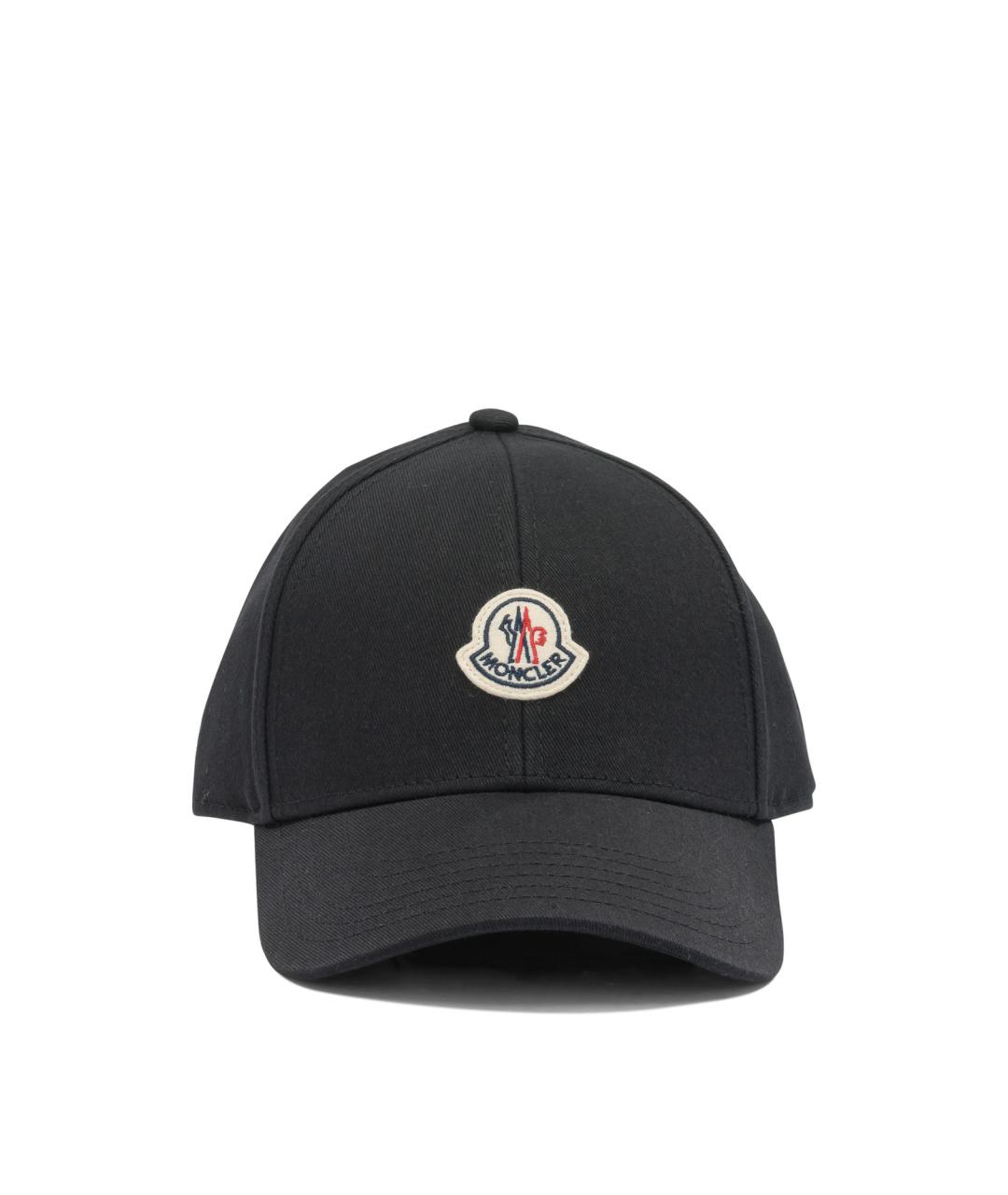 MONCLER Черная хлопковая кепка/бейсболка, фото 1