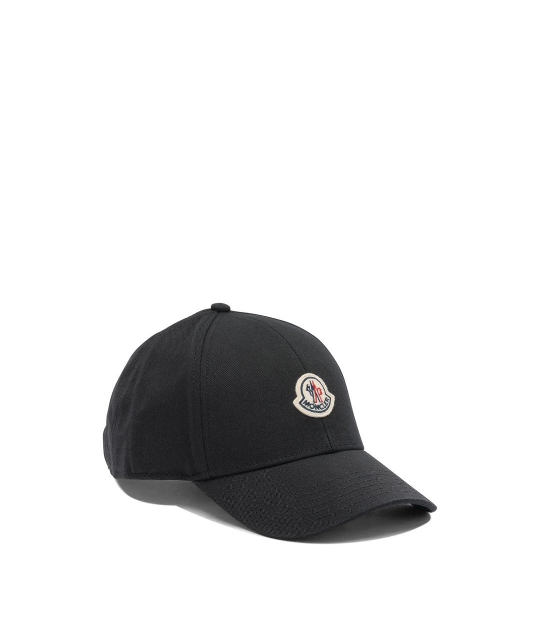 MONCLER Черная хлопковая кепка/бейсболка, фото 2