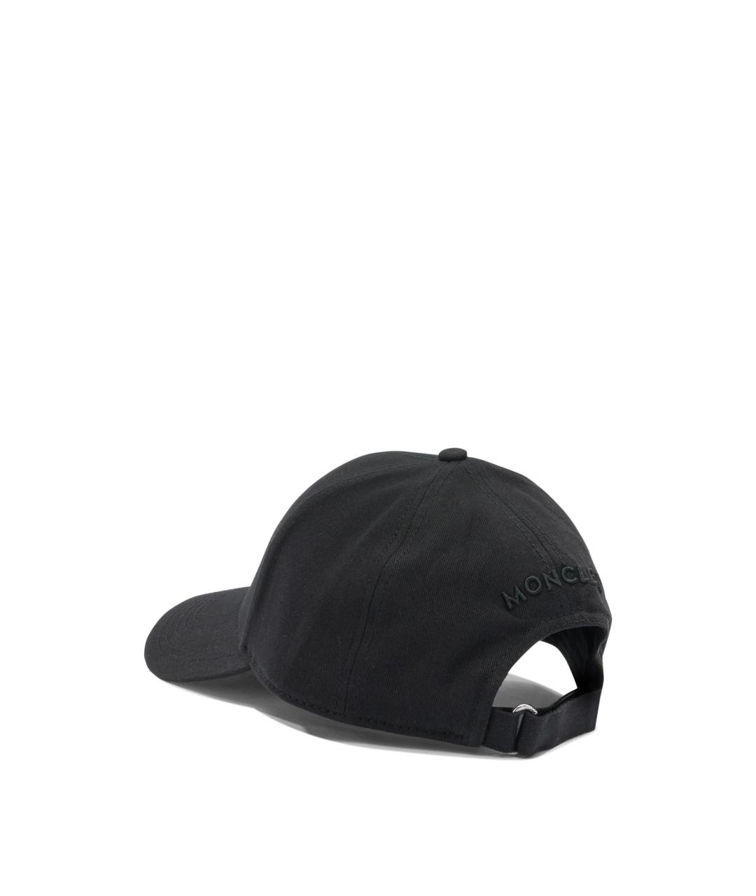 MONCLER Черная хлопковая кепка/бейсболка, фото 3