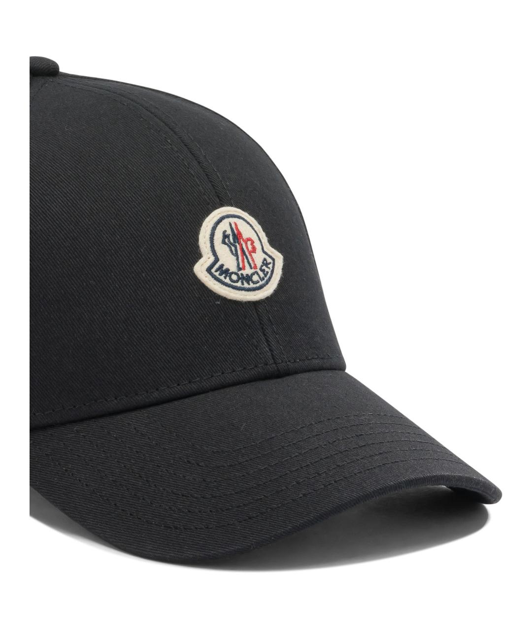 MONCLER Черная хлопковая кепка/бейсболка, фото 4