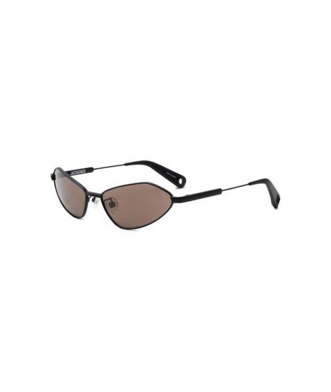 JACQUEMUS Черные металлические солнцезащитные очки, фото 7