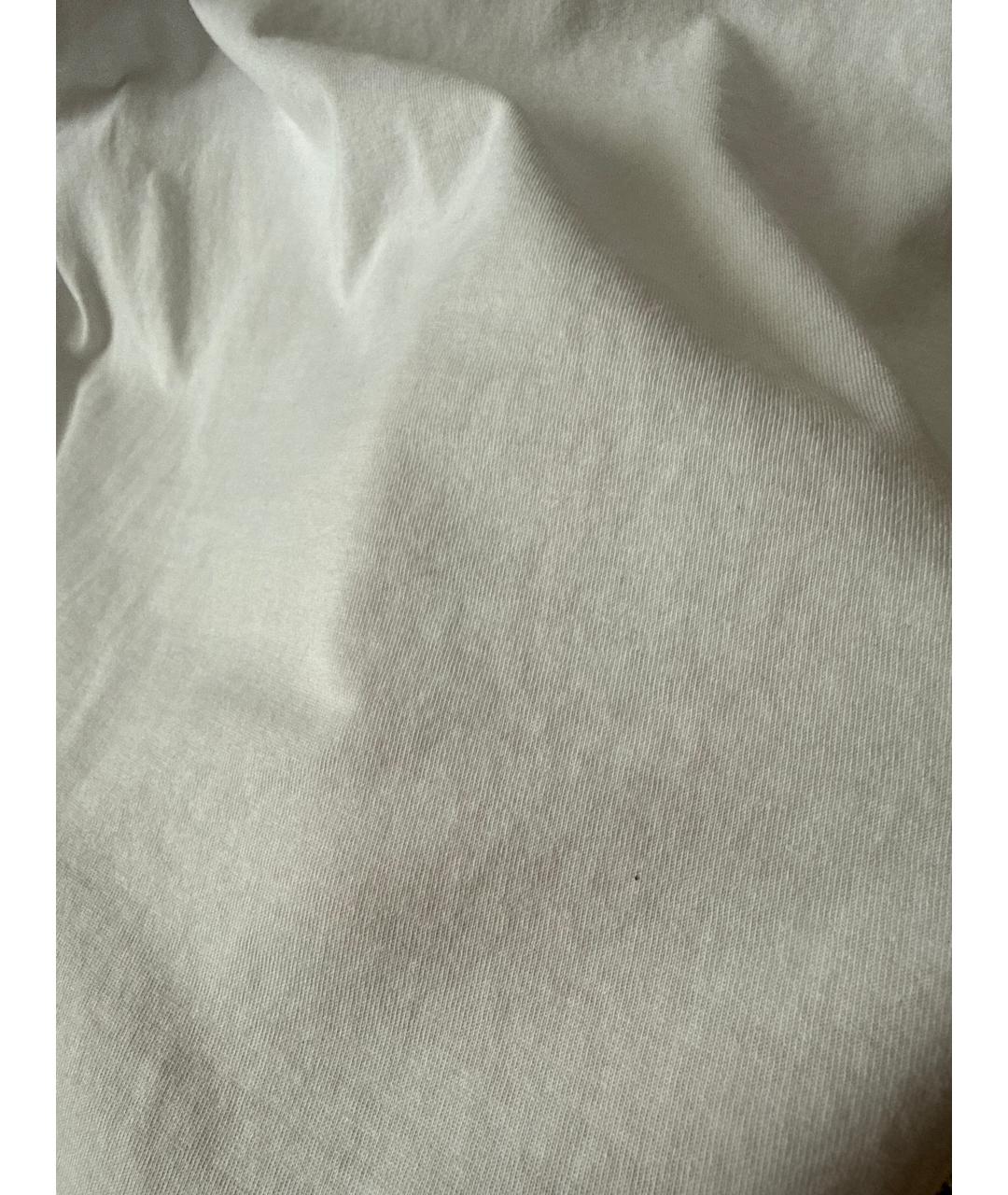 ALEXANDER MCQUEEN Белая хлопковая футболка, фото 5