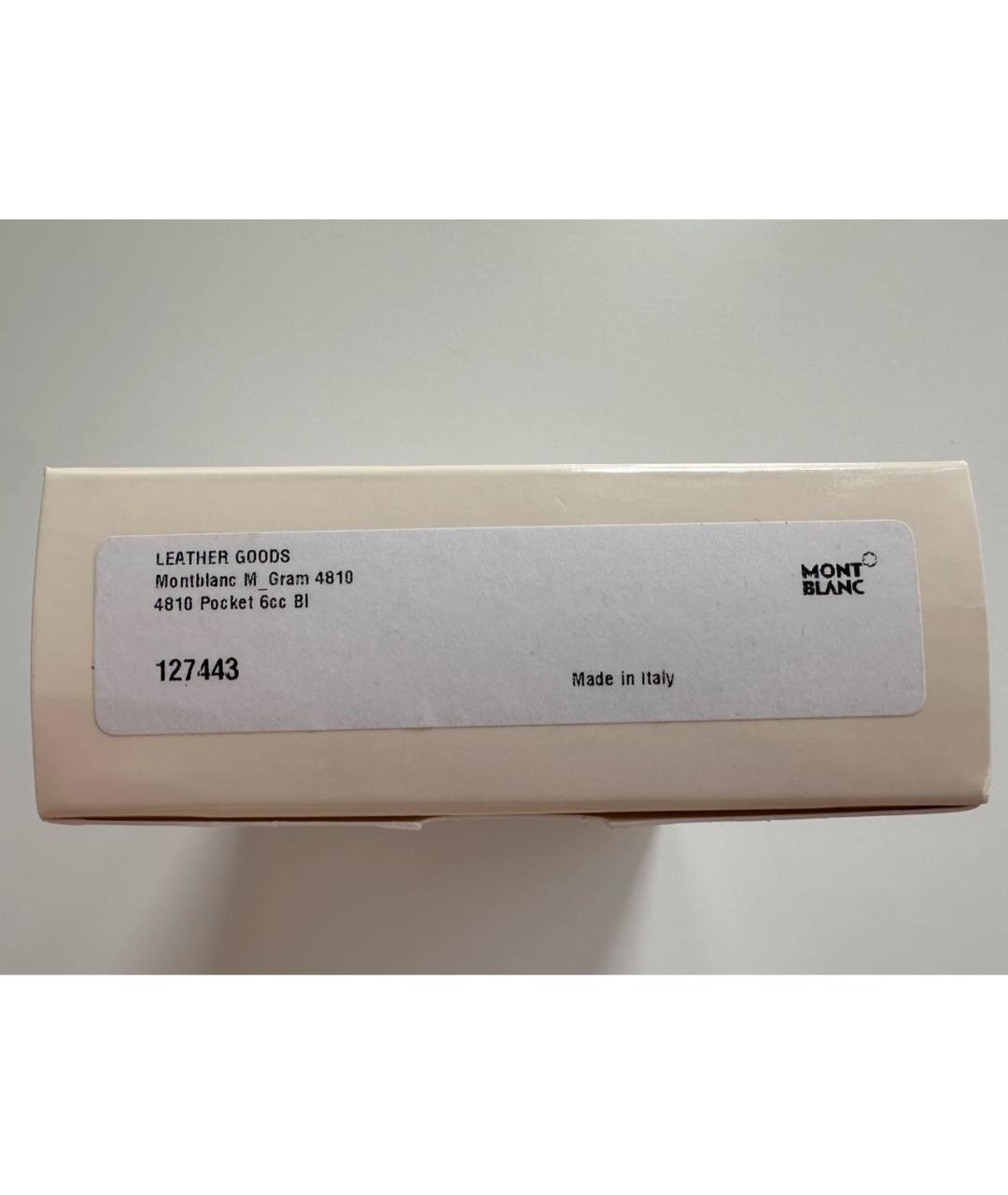 MONTBLANC Черный кожаный кардхолдер, фото 5