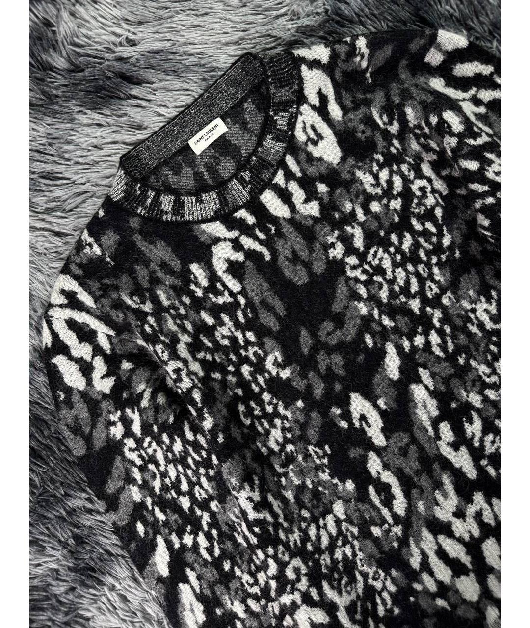 SAINT LAURENT Белый шерстяной джемпер / свитер, фото 4