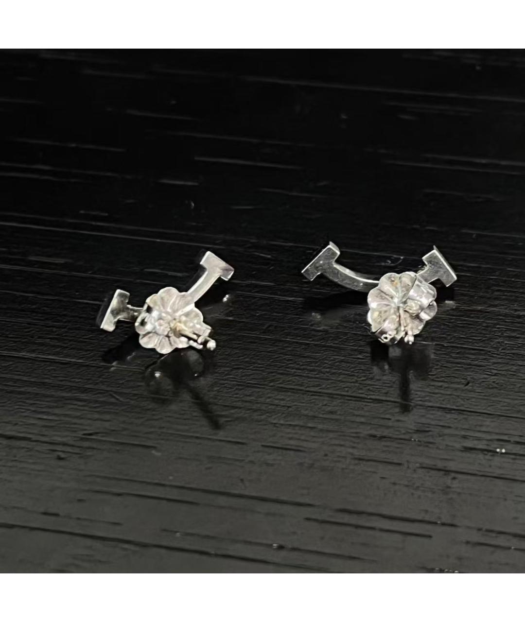 TIFFANY&CO Серебряные серьги из белого золота, фото 3