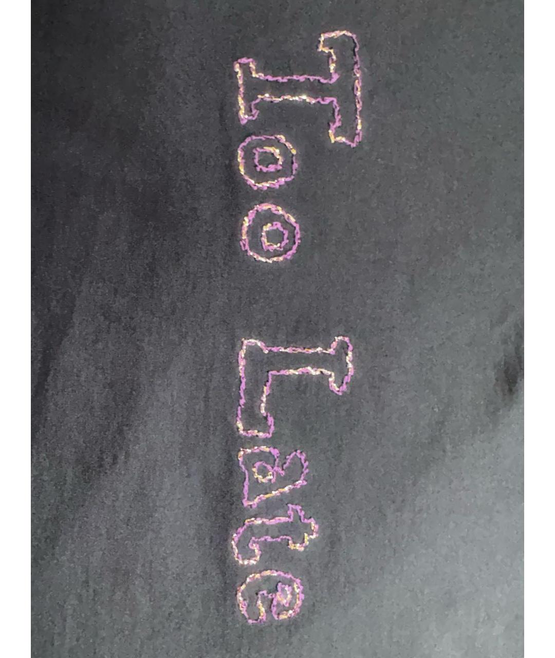 SAINT LAURENT Черная хлопковая футболка, фото 4