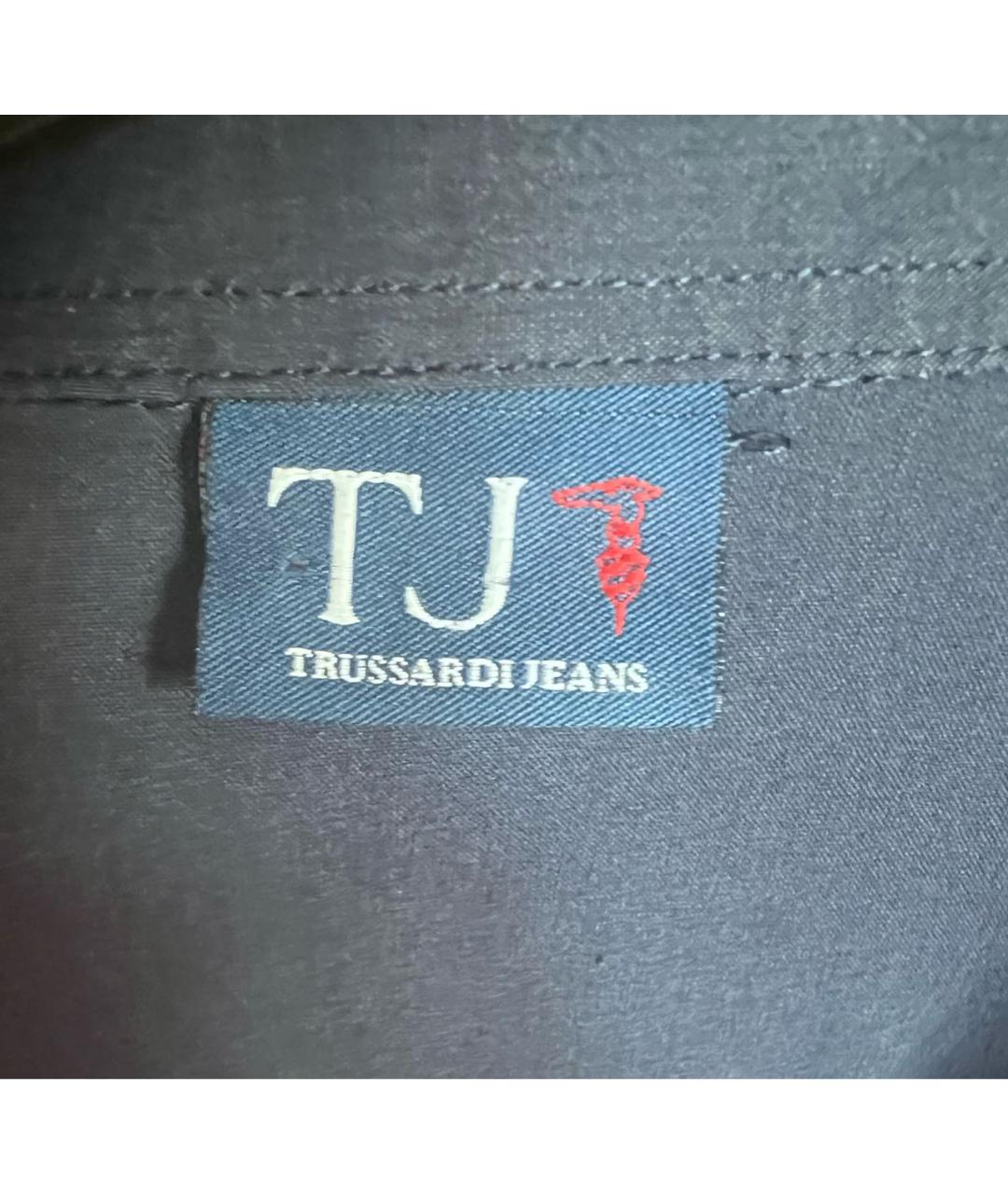 TRUSSARDI Темно-синяя рубашка, фото 3