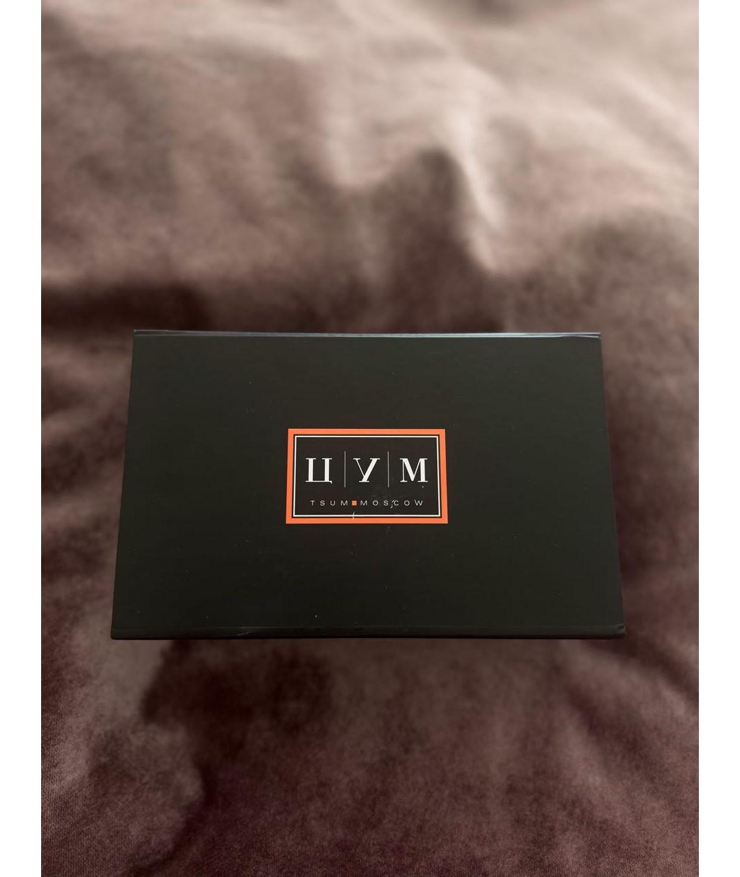 BURBERRY Черный кожаный кошелек, фото 5