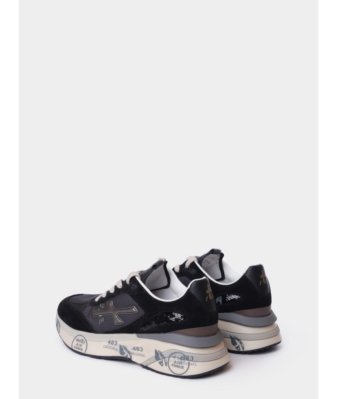 PREMIATA Черные замшевые кроссовки, фото 5