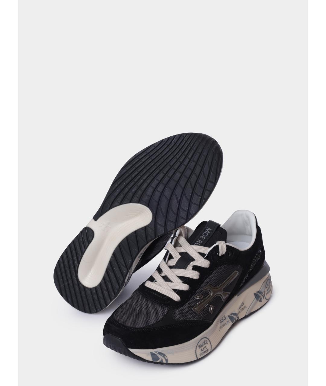 PREMIATA Черные замшевые кроссовки, фото 4