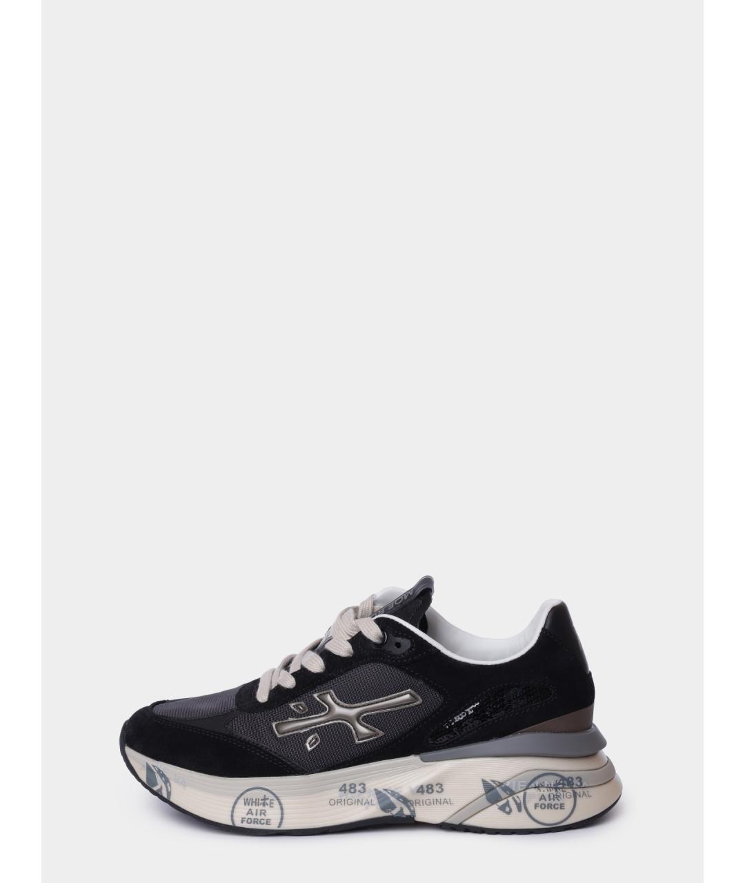 PREMIATA Черные замшевые кроссовки, фото 6