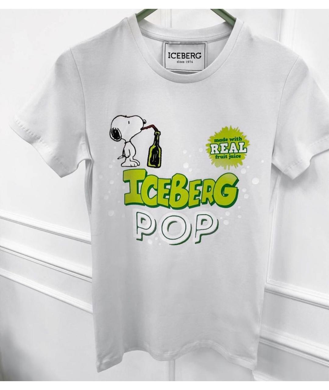 ICEBERG Белая футболка, фото 4