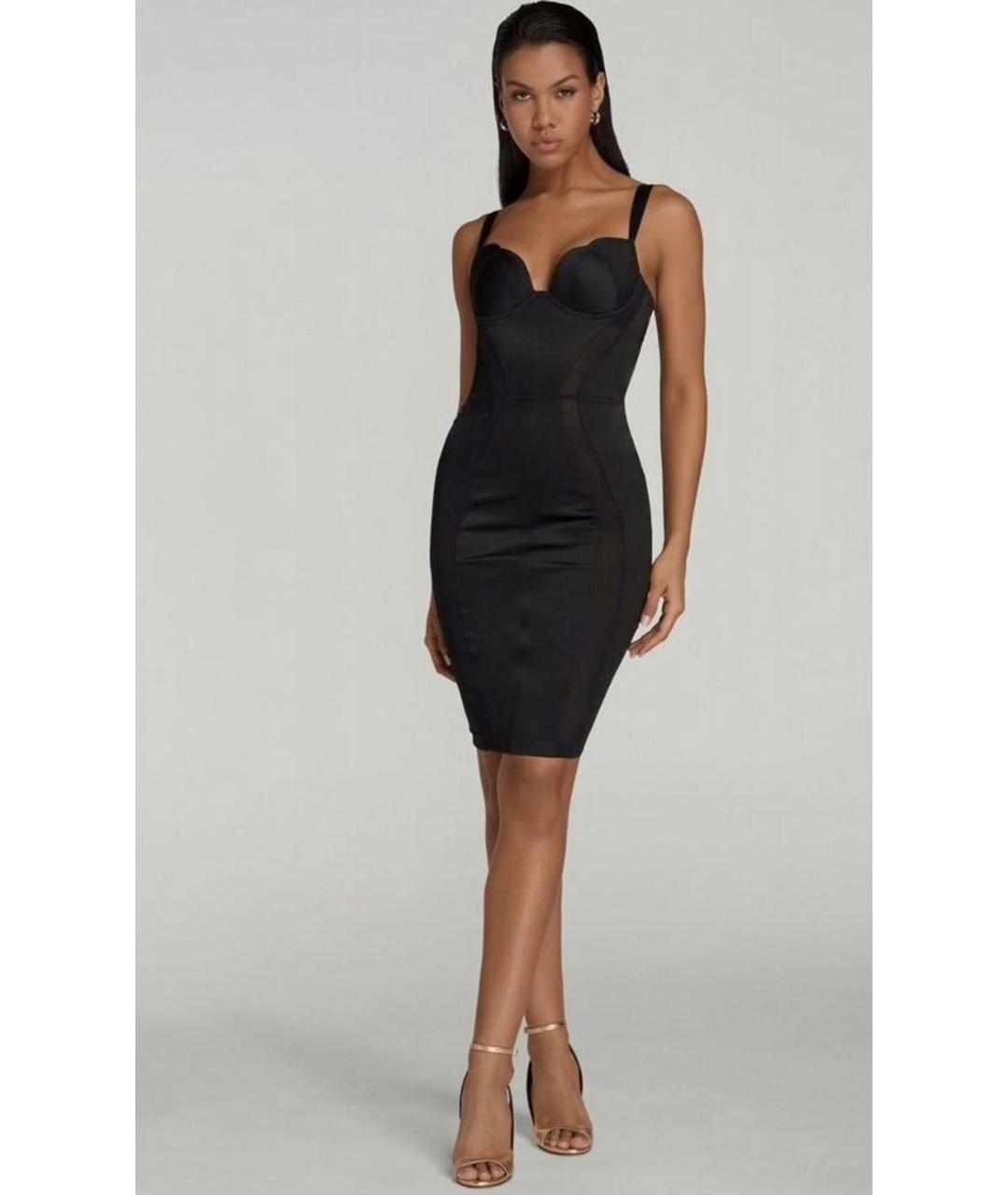 AGENT PROVOCATEUR Черное коктейльное платье, фото 4
