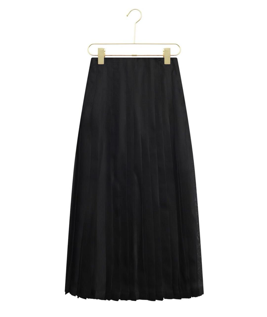 CHANEL Черная шелковая юбка миди, фото 6