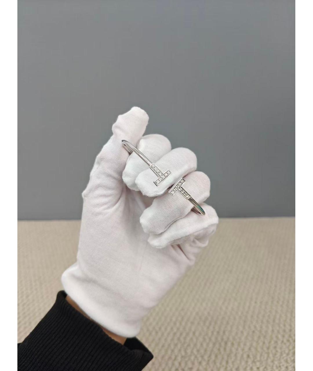 TIFFANY&CO Серебрянный браслет из белого золота, фото 4