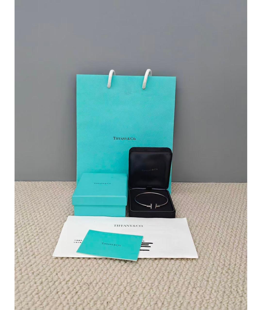 TIFFANY&CO Серебрянный браслет из белого золота, фото 2