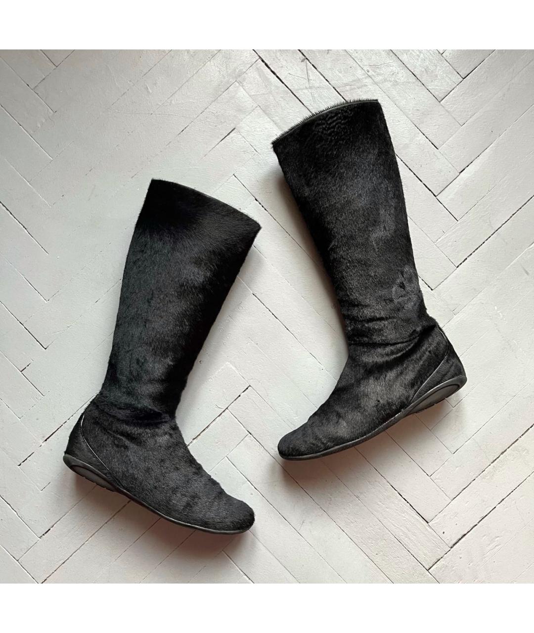 PRADA Черные сапоги, фото 2