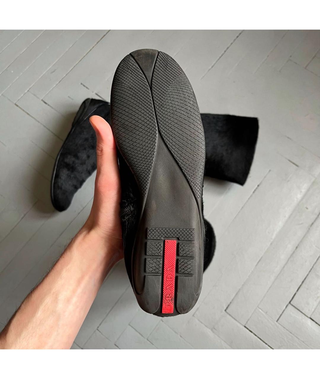 PRADA Черные сапоги, фото 5