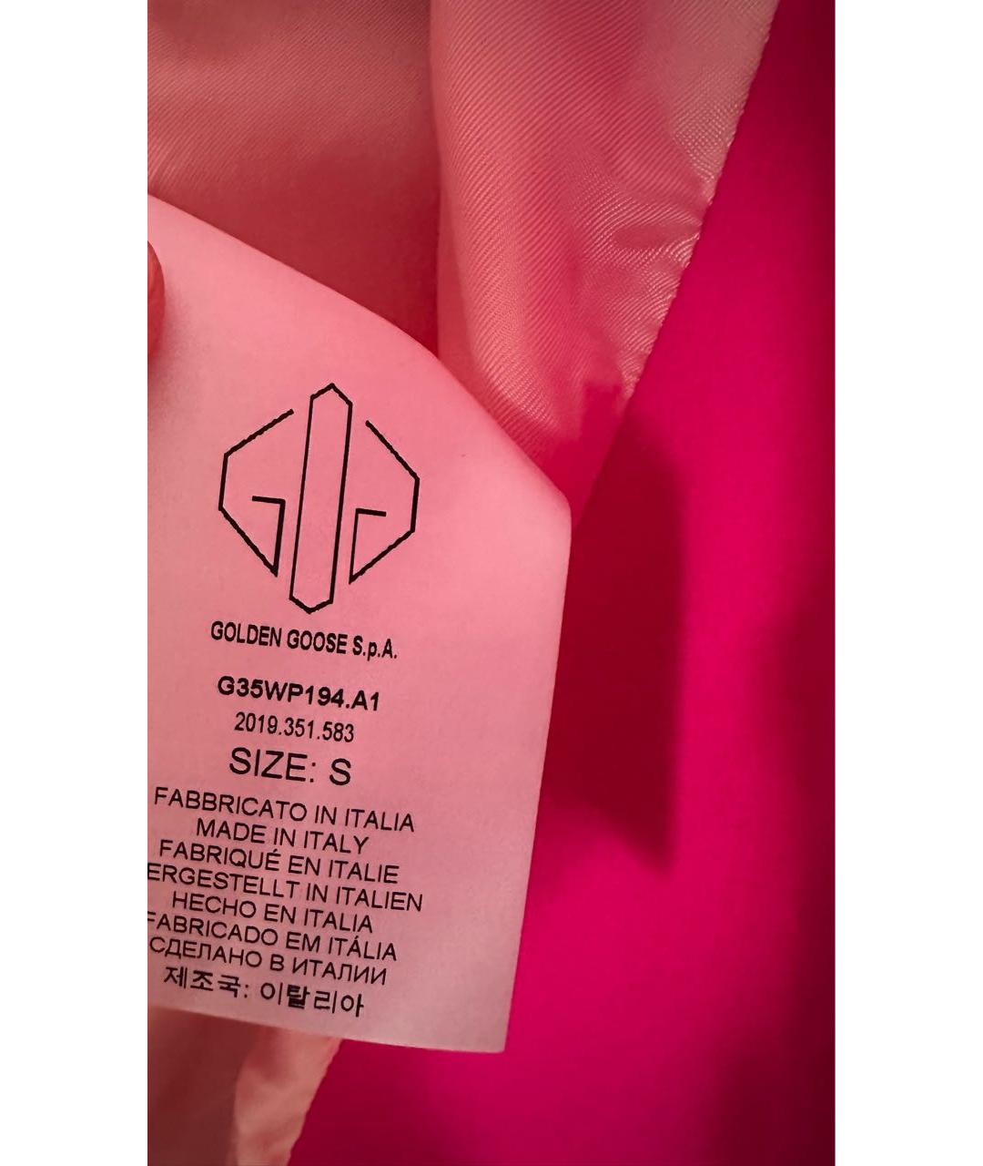 GOLDEN GOOSE DELUXE BRAND Фуксия шерстяное пальто, фото 4