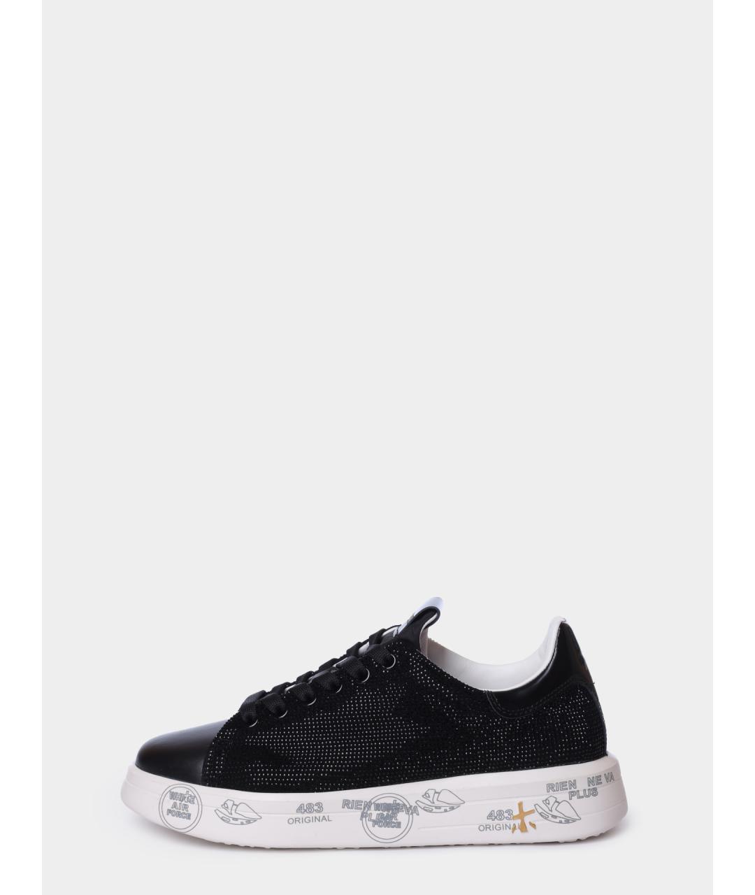 PREMIATA Черные текстильные кеды, фото 6