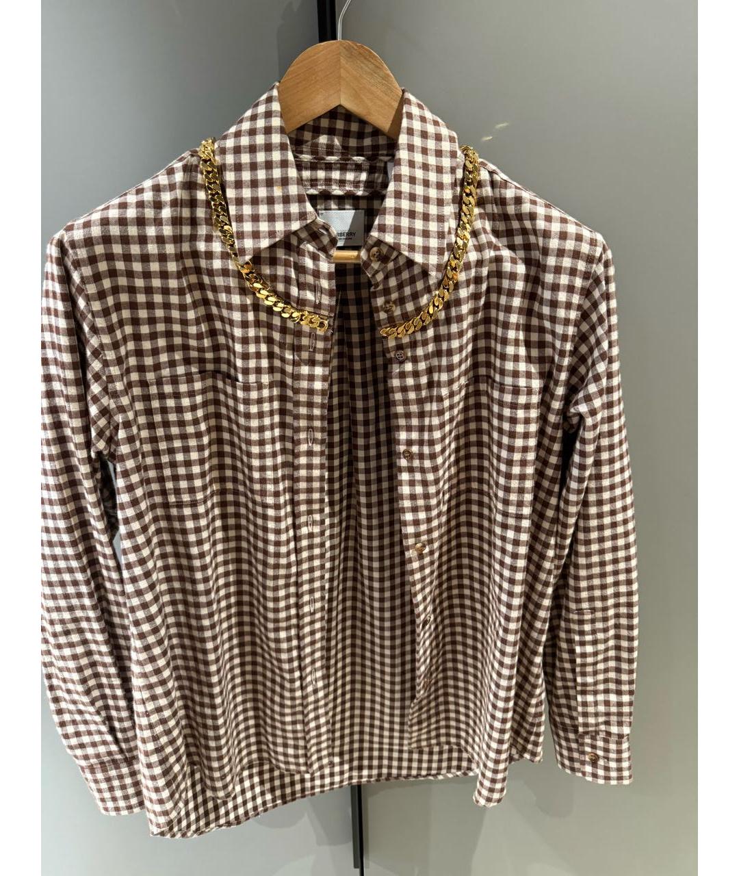 BURBERRY Мульти хлопковая рубашка, фото 5